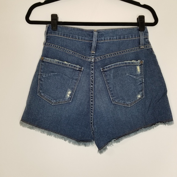 JAMES JEANS Button Fly High Waist Denim Shorts - Picture 4 of 6